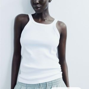 H&M - Tank Top Black & White Size Small Set of 6 Brand New